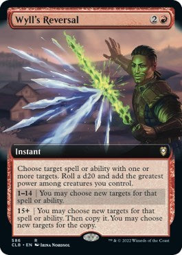 Wyll's Reversal (Extended Art) (Commander Legends: Battle for Baldur's Gate) Medium Play Foil