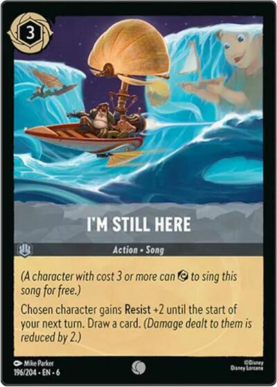 I'm Still Here (Azurite Sea) Near Mint Cold Foil