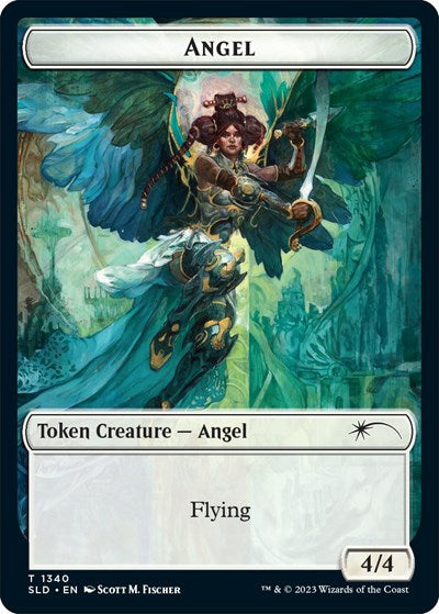 Angel (SLD) / Soldier (GRN) Double-sided Token (Secret Lair) Near Mint