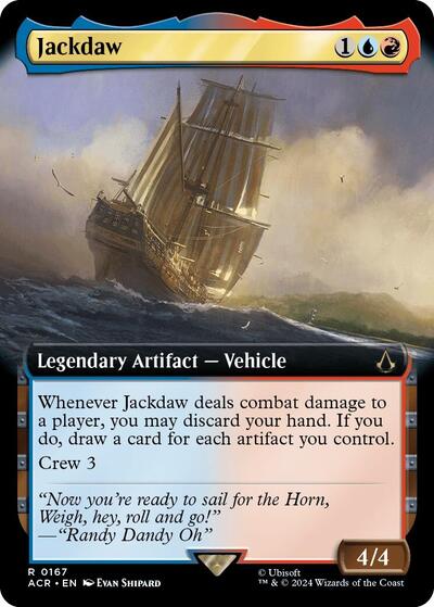 Jackdaw (Extended Art) (Universes Beyond: Assassin's Creed) Light Play