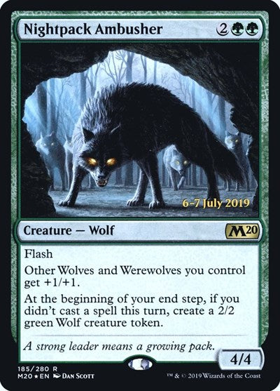 Nightpack Ambusher (Promos: Prerelease Cards) Light Play Foil