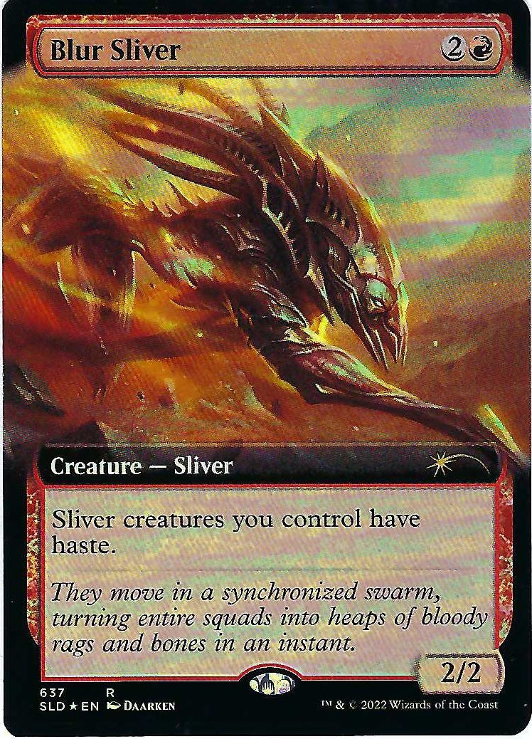 Blur Sliver (Extended Art) (Secret Lair) Near Mint Foil
