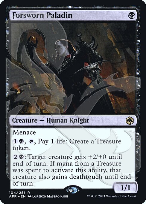 Forsworn Paladin (AFR Ampersand Promos) Near Mint Foil