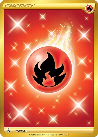 Fire Energy (Secret) (SWSH08: Fusion Strike) Near Mint Holofoil