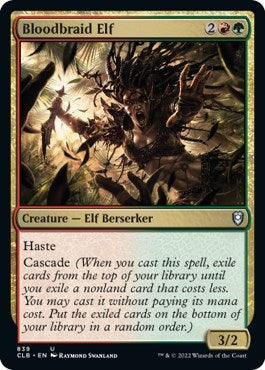 Bloodbraid Elf (Commander Legends: Battle for Baldur's Gate) Light Play