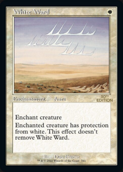 White Ward (Retro Frame) (30th Anniversary Edition) Near Mint