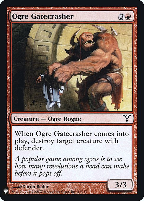 Ogre Gatecrasher|3|0|0.00