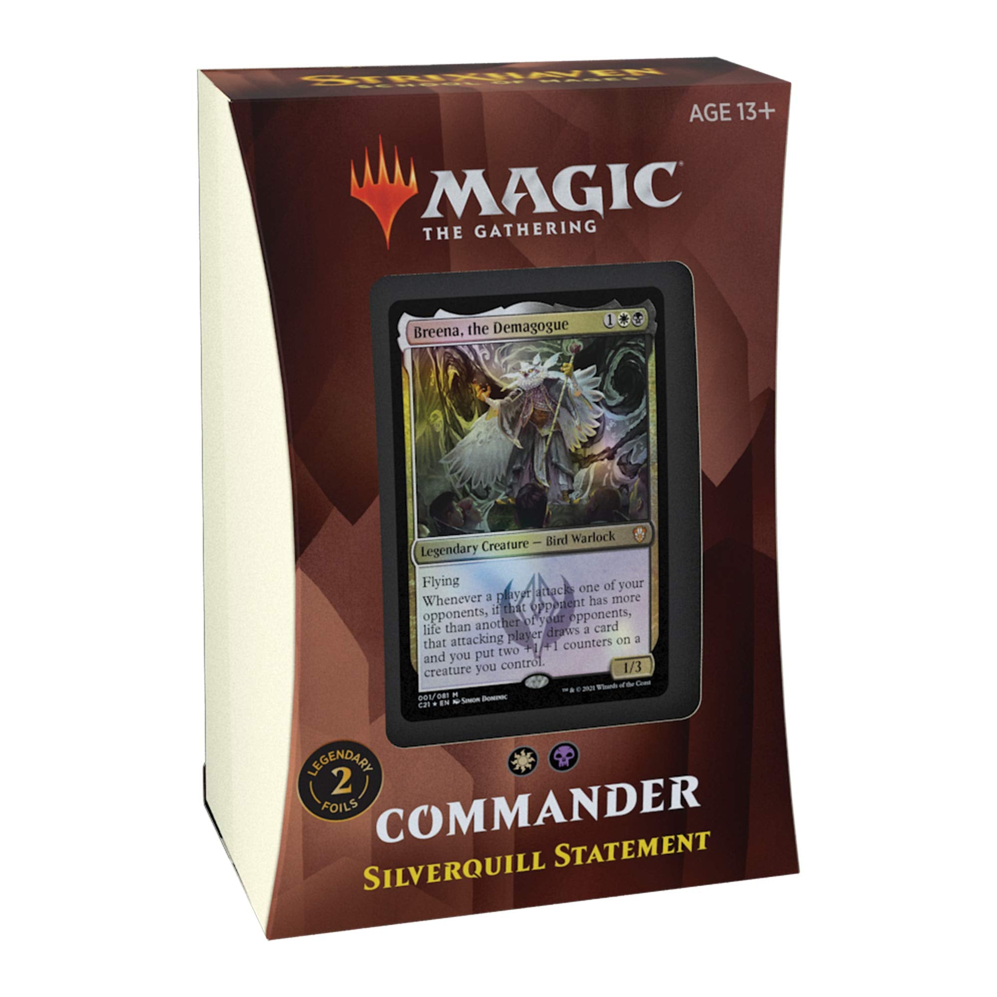 Strixhaven Silverquill Statement Commander Deck