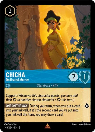 Chicha - Dedicated Mother (Shimmering Skies) Near Mint Cold Foil