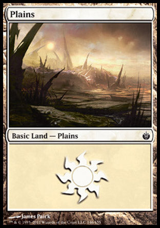 Plains (146) (Mirrodin Besieged) Medium Play
