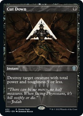 Cut Down (Promo Pack: Dominaria United) Light Play Foil