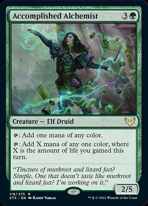 Accomplished Alchemist (Strixhaven) Heavy Play Foil