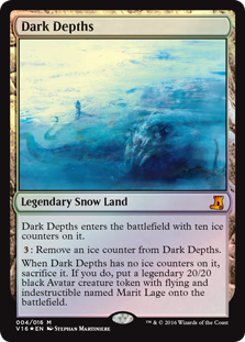 Dark Depths (From the Vault: Lore) Medium Play Foil