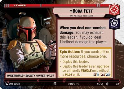Boba Fett Any Methods Necessary (Hyperspace) (Jump to Lightspeed) Near Mint