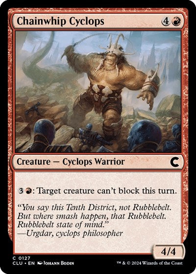 Chainwhip Cyclops (Ravnica: Clue Edition) Near Mint