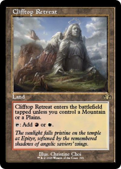 Clifftop Retreat (Retro Frame) (Dominaria Remastered) Near Mint Foil