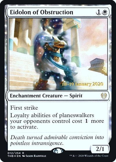Eidolon of Obstruction (Promos: Prerelease Cards) Light Play Foil