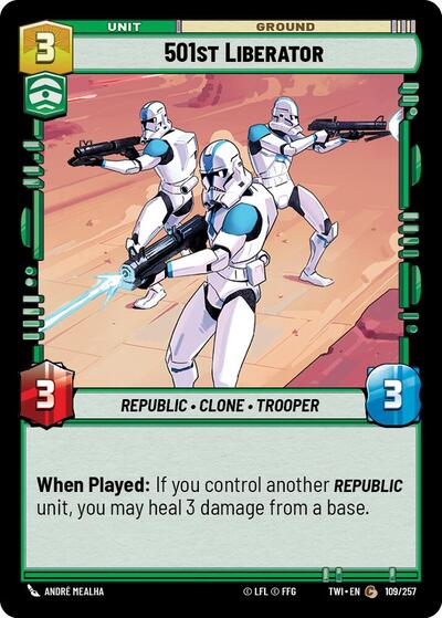 501st Liberator (Twilight of the Republic) Near Mint Foil