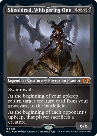 Sheoldred, Whispering One (Foil Etched) (March of the Machine: Multiverse Legends) Near Mint Foil