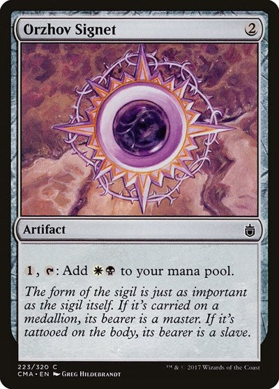 Orzhov Signet (Commander Anthology) Near Mint