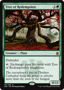 Tree of Redemption (Masters 25) Light Play Foil