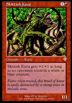 Skittish Kavu (Invasion) Light Play