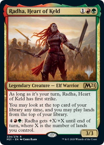Radha, Heart of Keld (Promo Pack: Core Set 2021) Near Mint