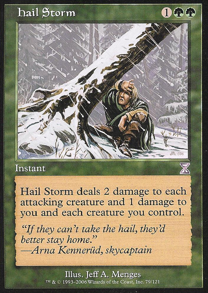 Hail Storm (Time Spiral Time Shifted) Light Play Foil