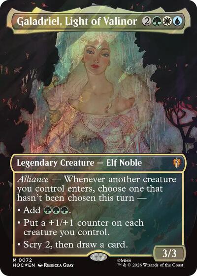 Galadriel  Light of Valinor  Borderless   Surge Foil|1|0|0.00