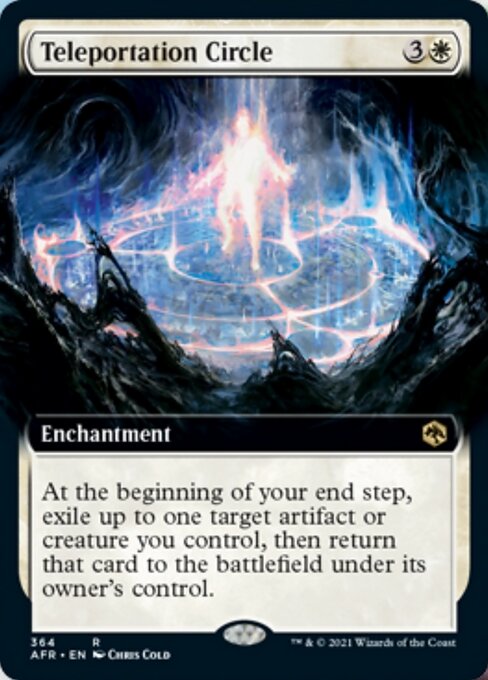 Teleportation Circle (Extended Art) (Adventures in the Forgotten Realms) Heavy Play Foil