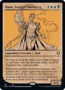 Bane, Lord of Darkness (Showcase) (Commander Legends: Battle for Baldur's Gate) Light Play Foil