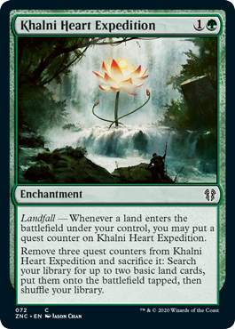 Khalni Heart Expedition (Commander 2020 Zendikar Rising) Light Play