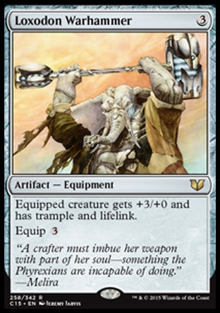 Loxodon Warhammer (Commander 2015) Light Play