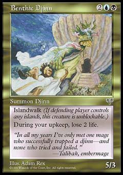 Benthic Djinn (Mirage) Heavy Play