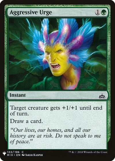 Aggressive Urge (Mystery Booster) Near Mint