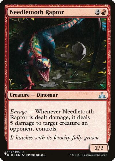 Needletooth Raptor (The List) Near Mint