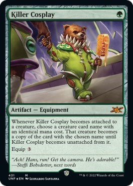 Killer Cosplay (Galaxy Foil) (Unfinity) Near Mint Foil