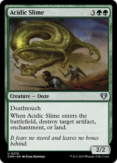 Acidic Slime (Commander Masters) Near Mint