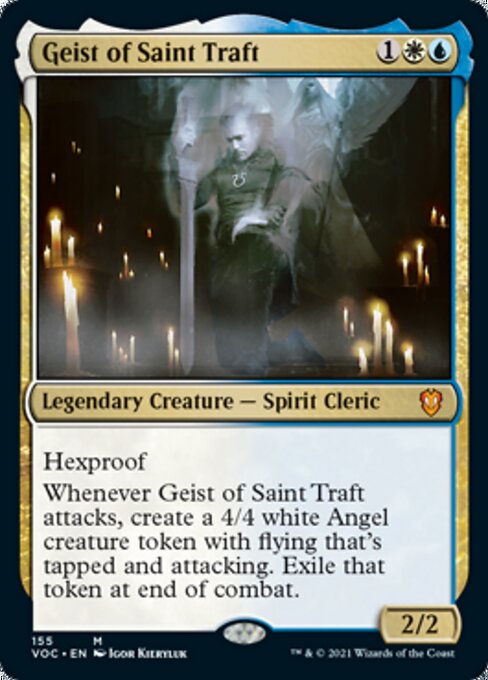 Geist of Saint Traft (Commander 2021 Crimson Vow) Light Play