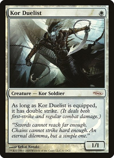Kor Duelist (Promos: WPN and Gateway) Light Play Foil