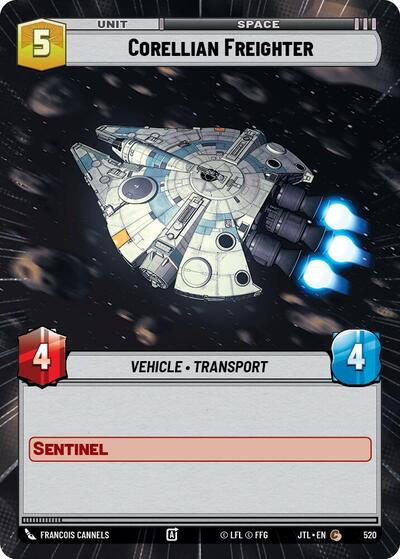 Corellian Freighter (Hyperspace) (Jump to Lightspeed) Near Mint
