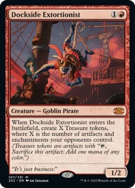 Dockside Extortionist (Double Masters 2022) Light Play Foil