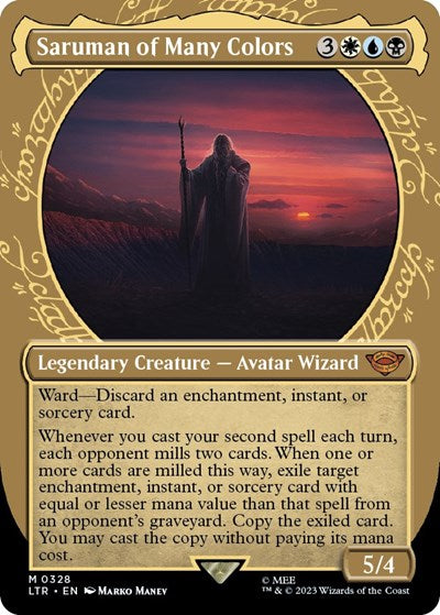 Saruman of Many Colors (Showcase) (Universes Beyond: The Lord of the Rings: Tales of Middle-earth) Light Play