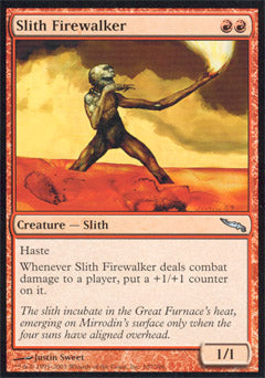 Slith Firewalker (Mirrodin) Medium Play Foil