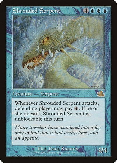 Shrouded Serpent (Prophecy) Near Mint Foil