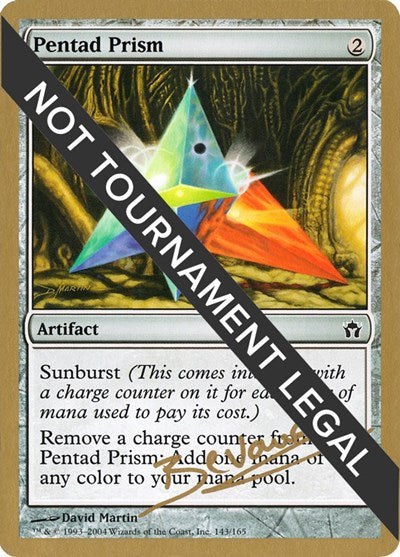 Pentad Prism - 2004 Manuel Bevand (DST) (World Championship Decks) Medium Play