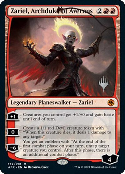Zariel, Archduke of Avernus (Promo Pack: Adventures in the Forgotten Realms) Near Mint