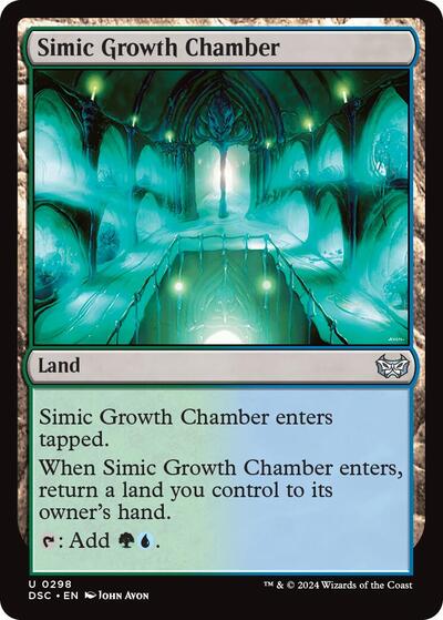 Simic Growth Chamber (Commander: Duskmourn: House of Horror) Near Mint