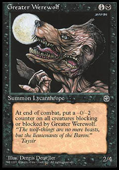 Greater Werewolf (Homelands) Medium Play