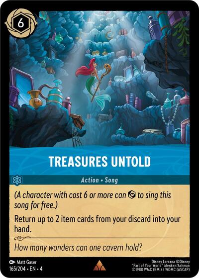 Treasures Untold (Ursula's Return) Near Mint Cold Foil